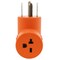 Ac Works Plug Adapter, 6-20R, 14-30P, 0 ft., Orange AD1430620 - alternate 3